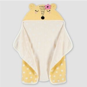 Bath Towel Wrap Gerber Baby Fox Trey Hooded Oslo-Tex 22”x33” New
